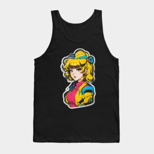 Retro anime girl Tank Top